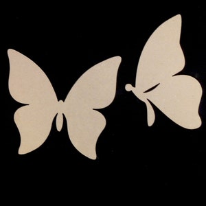 Butterfly wooden craft shape, Butterfly wooden cutout, Unfinished wood butterfly shape, Butterfly nursery decor