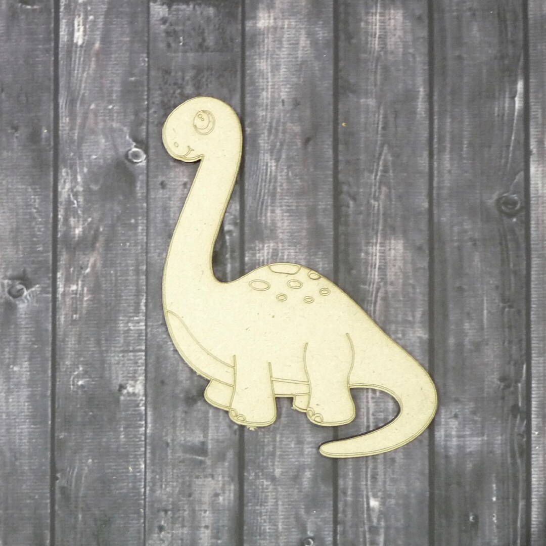 Dinosaur Wooden Craft Shapes, Laser Cut Dinosaur Wooden Cutouts ...