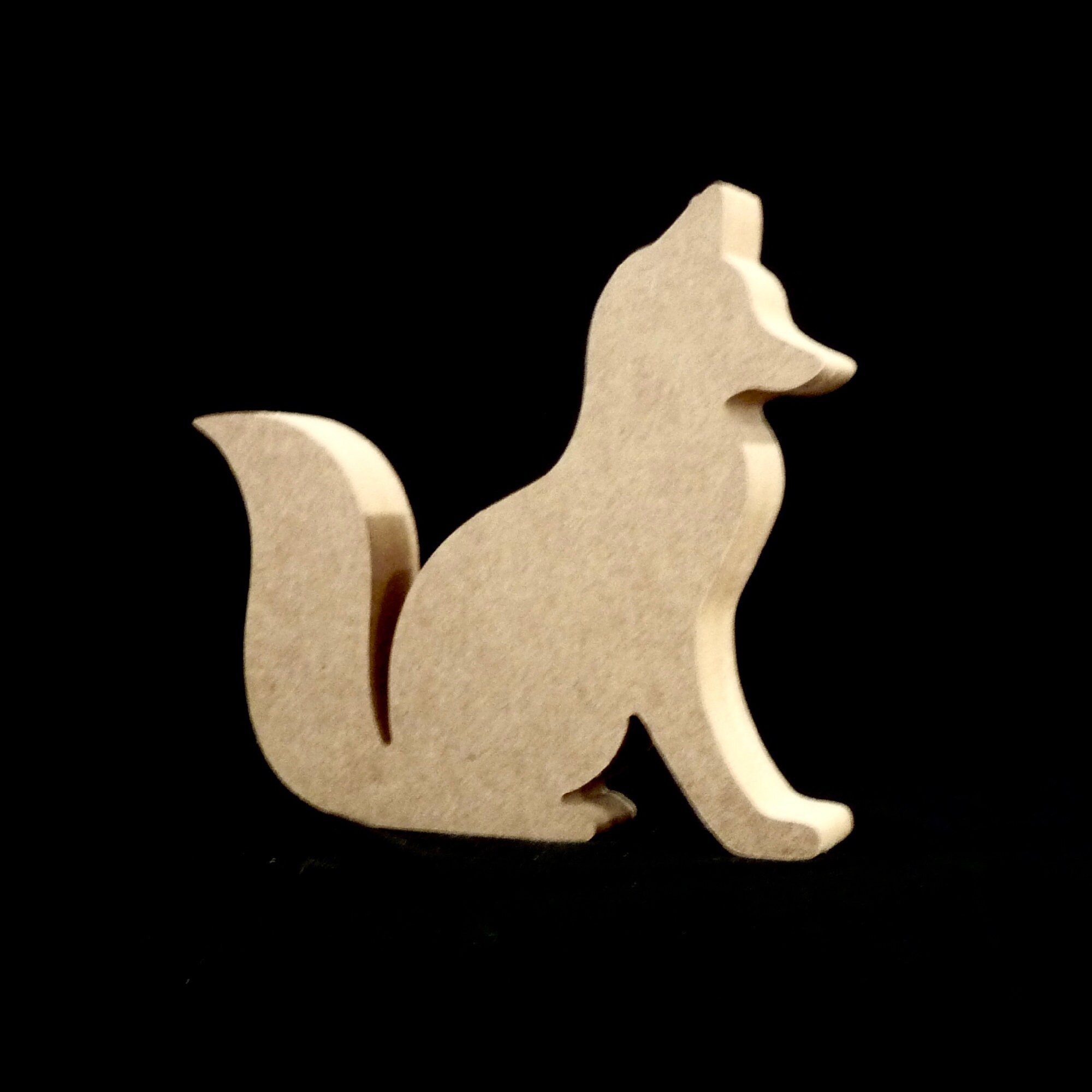 Fox Design Using 2x6 Wooden Fox Craft Shape, Woodland Fox Cutout, Free Standing Wooden ...