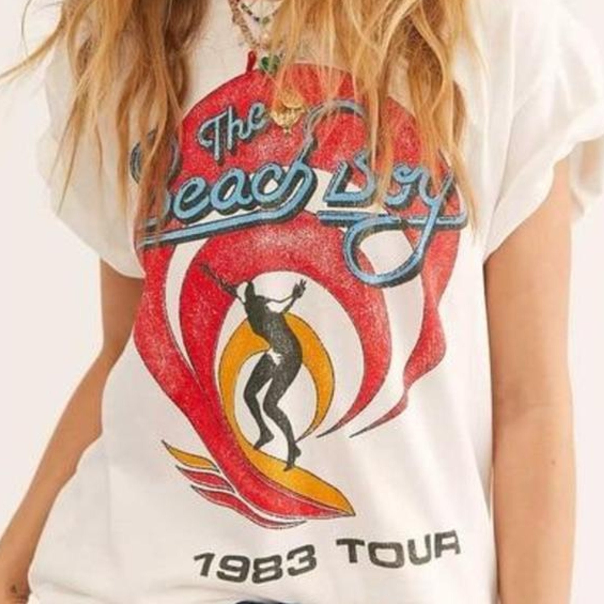 The Beach Boys 1983 Women's Boho Tee