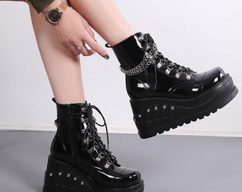 platform shoe boots