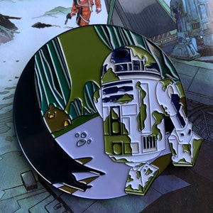 R2 Dagobah Enamel Pin