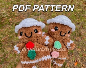 Gingerella the Gingerbread: CROCHET PATTERN