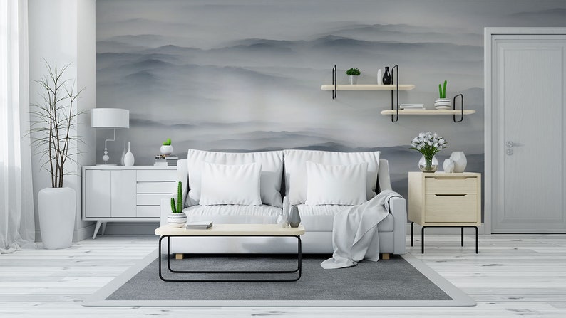 Enhance Your Home's Ambience with Misty Mountain's Peel and Stick Wallpaper