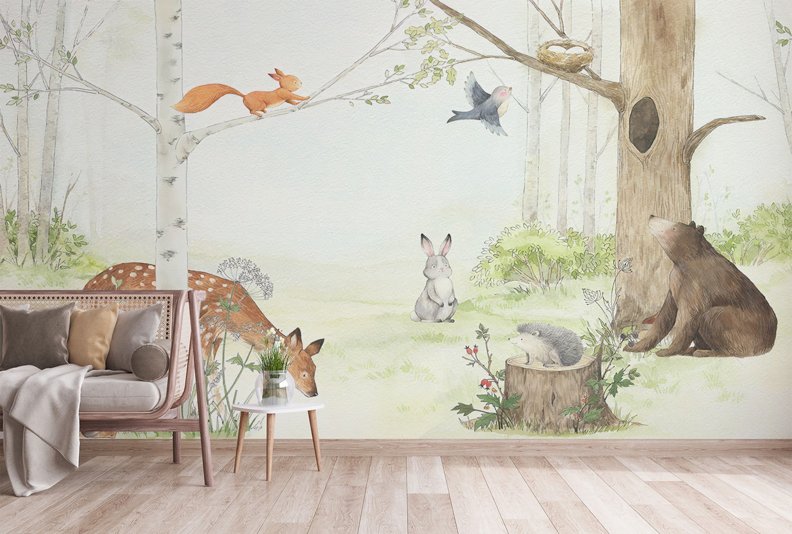 40+ Insanely Cute Woodland Nursery Ideas You Need to Steal - Messy Bun ...