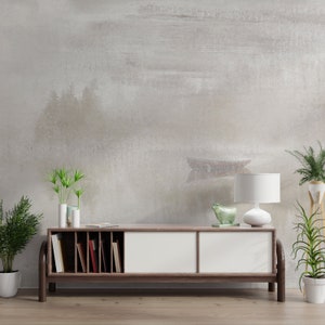 Rustic Beige Peel and Stick Wallpaper Mural | Easy Apply | Farmhouse Chic Decor B663