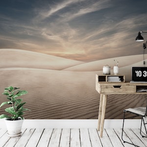 Wüstenlandschaft Minimalistische Natur Tapete Wandbild-A845