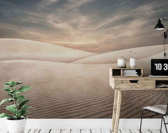 Ökenlandskap Minimalistisk Natur Fototapet-A845
