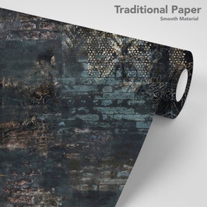 Make any room look chic and luxurious with this stunningly elegant black wallpaper mural Rolls.