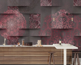 Design Abstract Wallpaper Mural: Designer Wallpaper for Rooms with Contemporary Flair B511