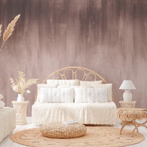 Textured Brown Gradient Ombre Wallpaper Mural-AW12