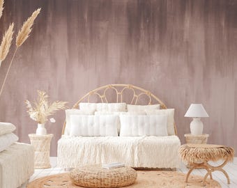 Textured Brown Gradient Ombre Wallpaper Mural-AW12