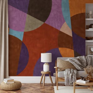 Multicolor Geometric Pattern Wallpaper for Walls-AW13