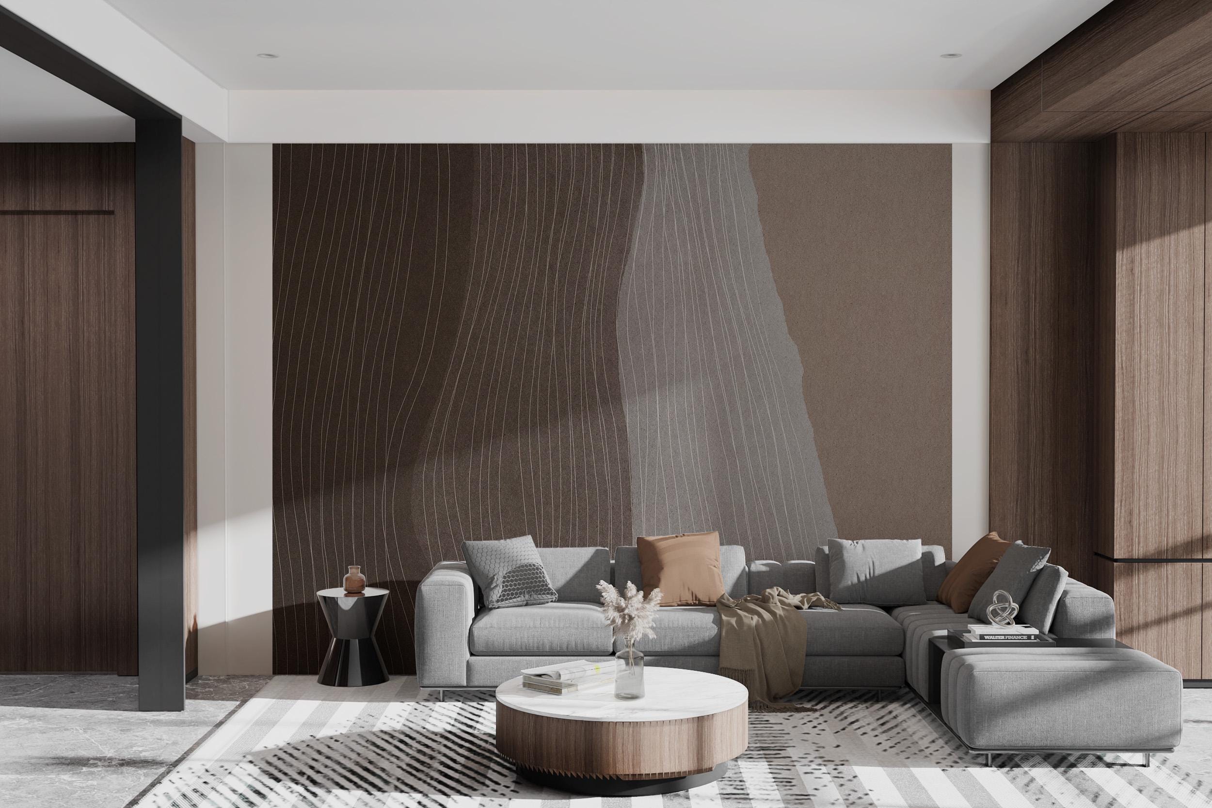 Earth Tone Organic Line Texture Wallpaper-aw34 - Etsy