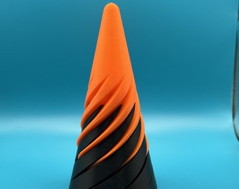 Spiralkegel Fidget Spielzeug Spiral Cone | Fidget Toy | Spinning Cone | Kegel Spielzeug 3D Druck für Büro und Schreibtisch | Geschenkidee