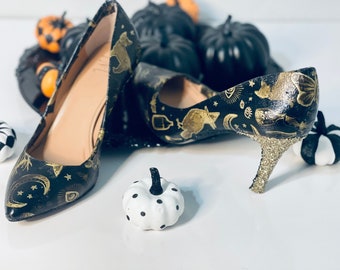 Halloween Schuhe, Hexen Schuhe, Witchy Clothing