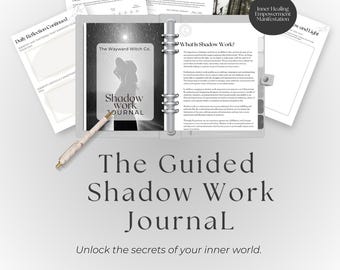 Geführte Schattenarbeit Tagebuch, Innere Heilung Selbstfindung (PDF)