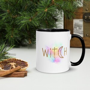 Witch Mug, Witch Coffee Mug, Witch Pastel Mug, Halloween Mug