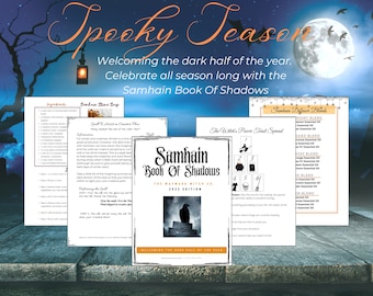 Samhain Spell Book, Rituals, and Tarot Spreads (PDF Guide)