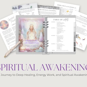Spiritual Awakening Workbook, Self-Care Guide, Spirituality Guide, Spiritual Awakening Guide, Gifts for Spiritual Awakening, Healing Guide