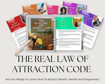 Law of Attraction Course, Manifest Wealth, Health, Happiness (PDF Download)