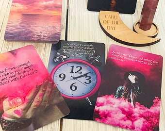 Deck Oracle manifeste, cartes Affirmation, divination (34 cartes)