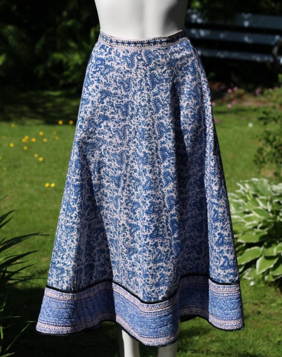 RARE 1970's PHOOL Vintage Indian Cotton Maxi Skirt . - Etsy UK
