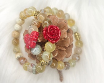 The Roses Have Thorns Too Bracelet Stack.