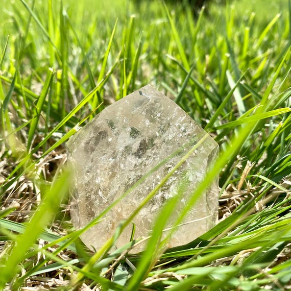 Citrine Stone Tower, Natural Champagne Crystal Mineral Specimen
