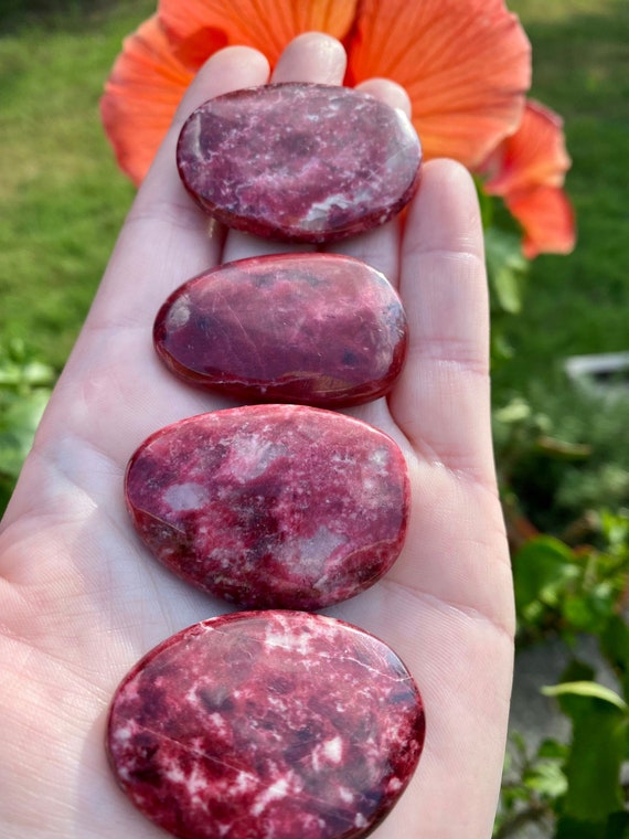 Thulite Pocket Stone from Norway