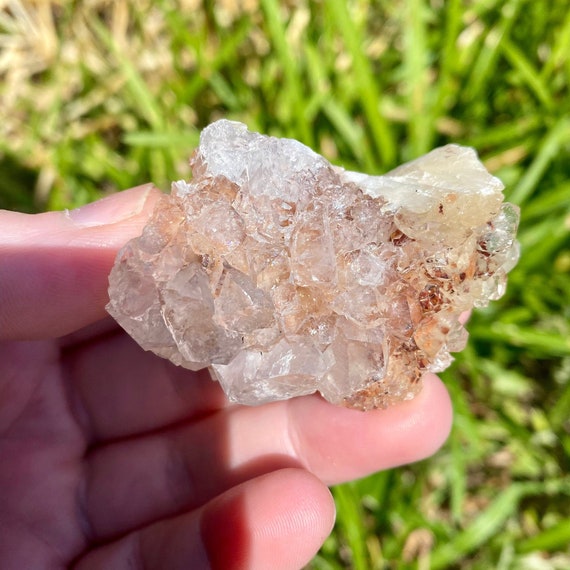 Red Hematite on Apophyllite Cluster