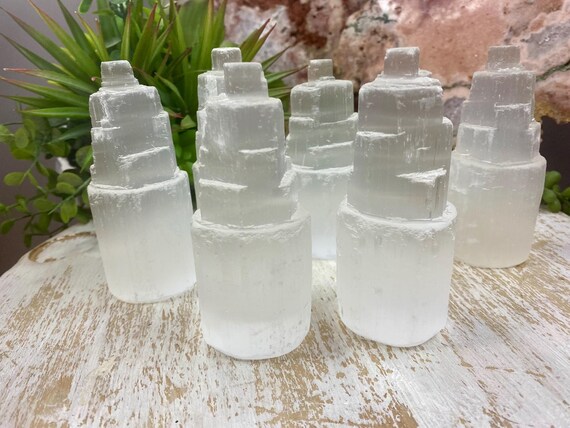 Selenite Rough Tower