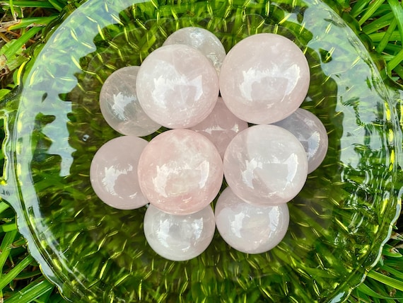 Beautiful Small Rose Quartz Sphere