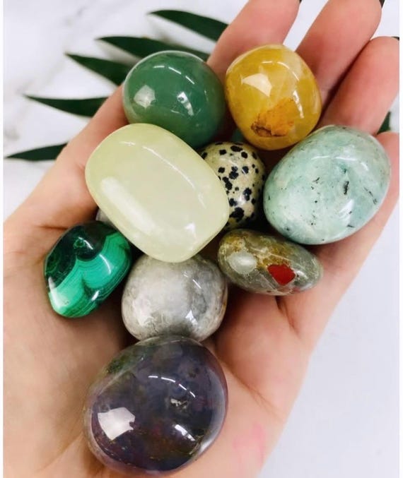 Mystery Tumbled Stone Set: Six Unique Crystals