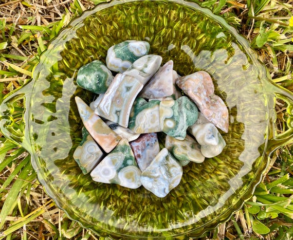 Ocean Jasper Tumbled Stone