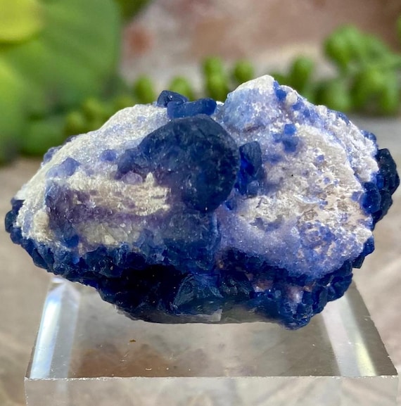 Stunning Blueberry Fluorite Specimen