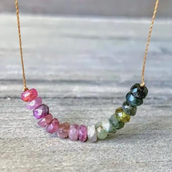 Watermelon Tourmaline Necklace