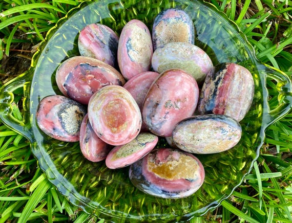 Beautiful Pink Opal Palmstones