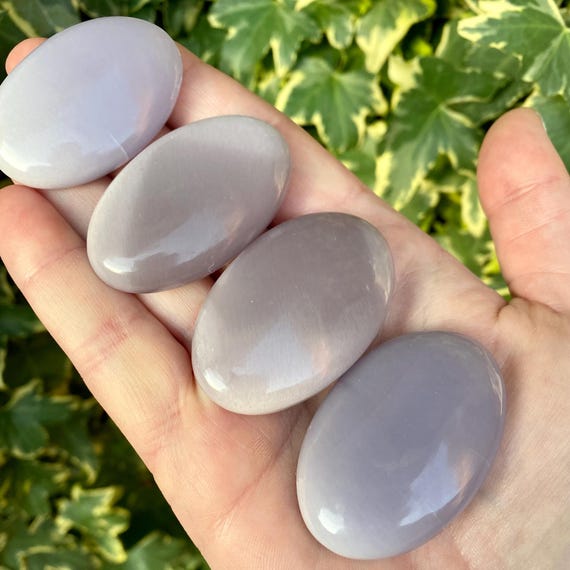 One (1) Natural Yttrium Fluorite Palm Stone