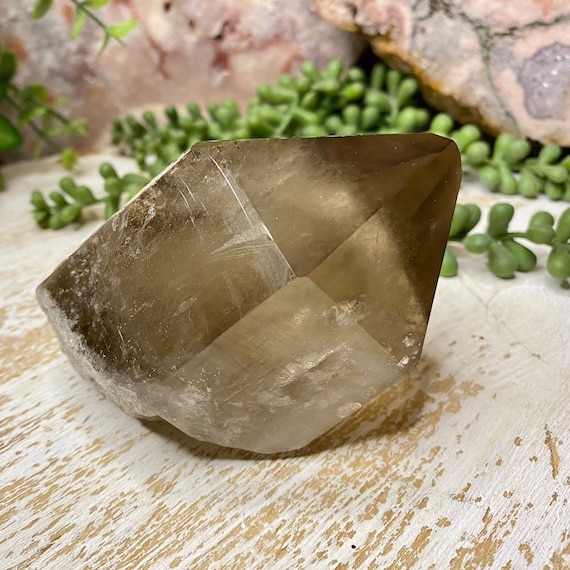 Stunning Natural Smoky Citrine Quartz Point