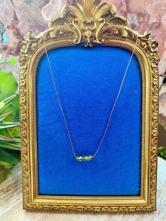 Peridot Crystal Necklace