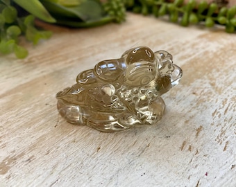 Smoky Citrine Money Toad