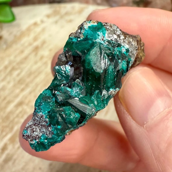 Rare Natural Dioptase Specimen, Dioptase Crystal