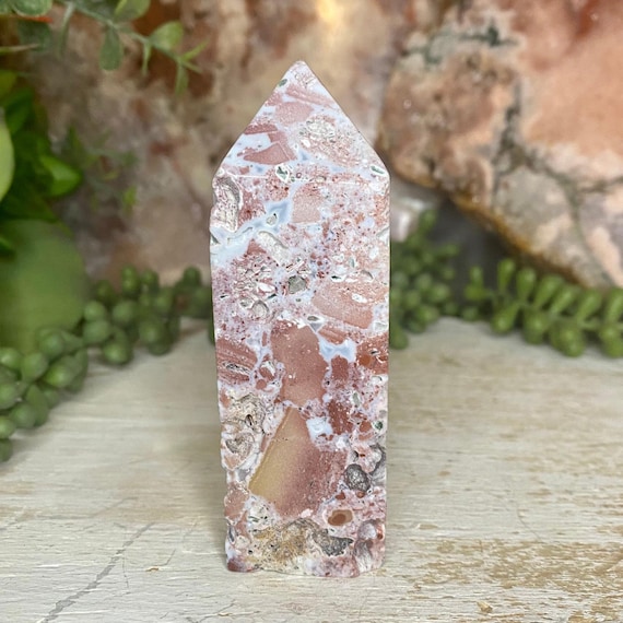 Ocean Jasper Tower, Pastel Ocean Jasper, Old Stock