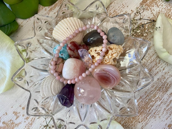 Goddess Aphrodite Crystal Self Love Intention Set, Self Love Candle