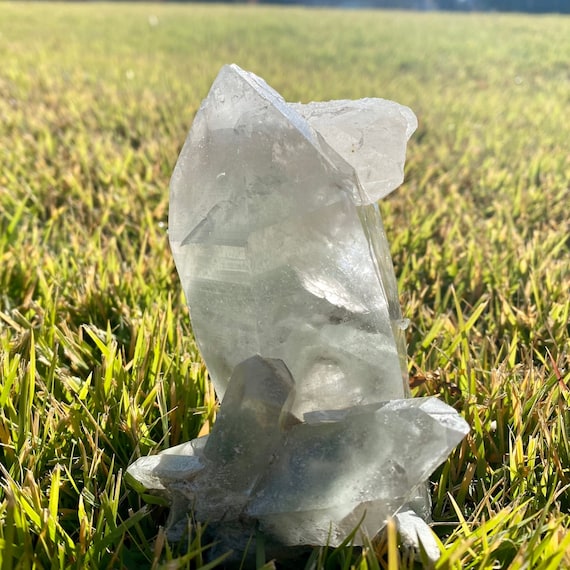 Himalayan Quartz, Chlorite Inclusions, Himalayan Crystal, Beautiful, Home Decor, Statement Piece