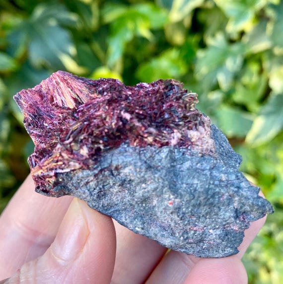 Rich Magenta Color, Erythrite Crystal Cluster, Pink Erythrite Crystal, Erythrite Specimen