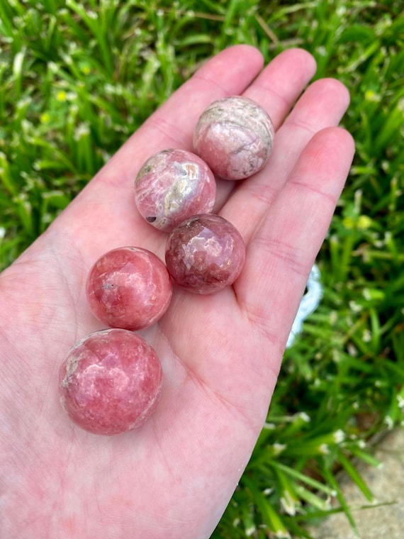 Mini Rhodochrosite Sphere