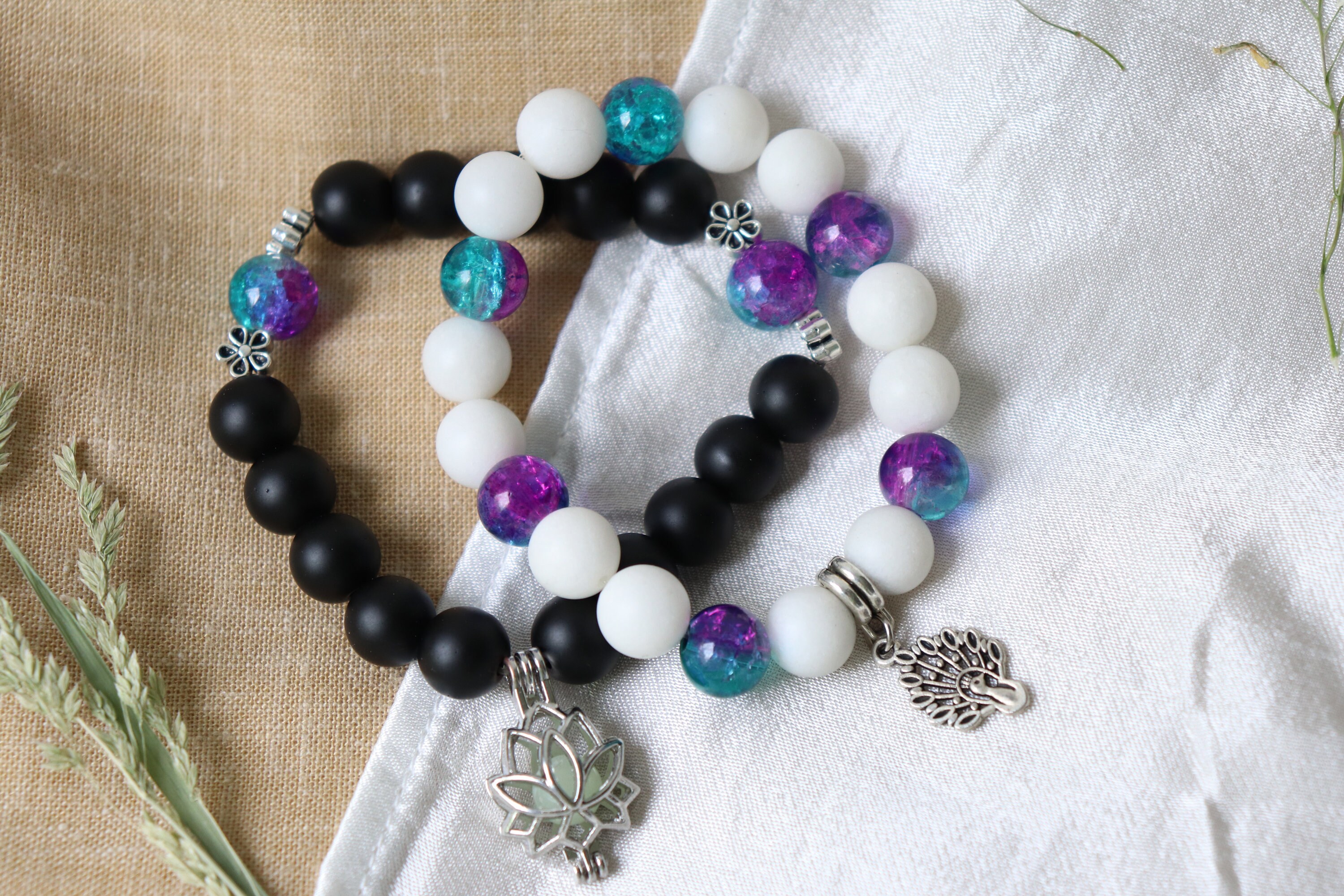 White Jade Bracelet for Women / 10mm / Beaded | Etsy