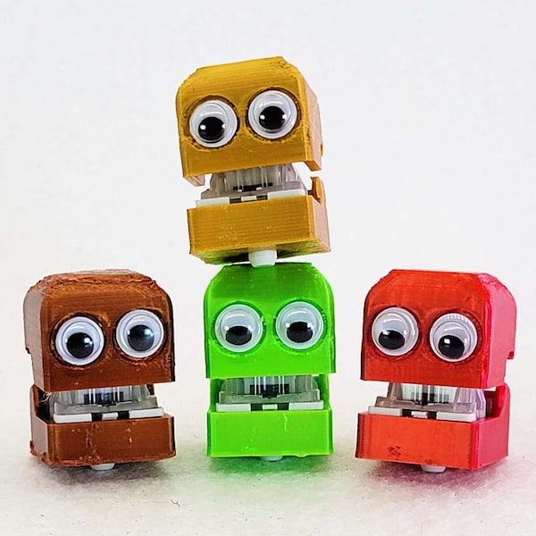 Robot Head Fidget Switch | Fidget Key | Stim Toy | Fidget Toy | Desk Toy | Stress Relief | ADHD | Geek Gift | Stocking Stuffer | Keyboard